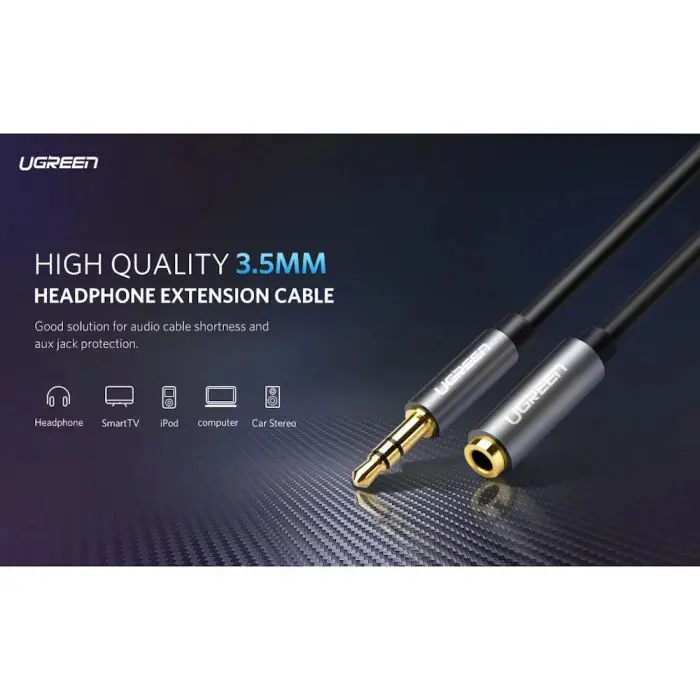 Ugreen 3.5mm M to 3.5mm Ž extension cable 1.5M