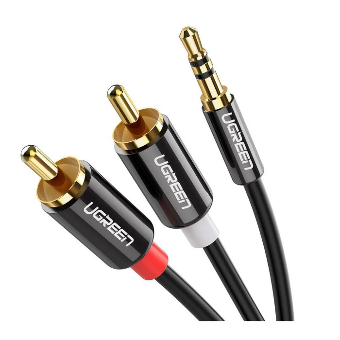 Ugreen 3.5mm Male to 2RCA Male Audio Cable 2M - 10584