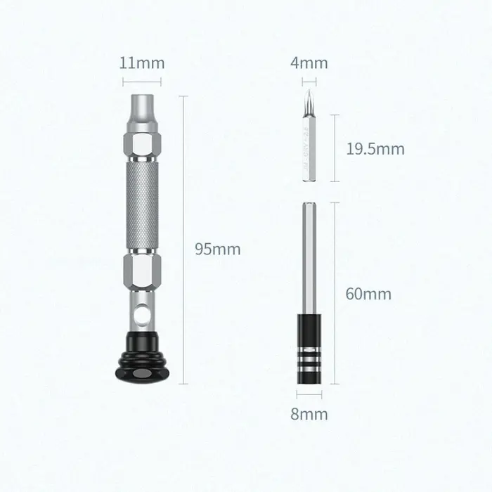 UGREEN 38 u 1 set odvijača od aluminijske legure, 36 vrhova