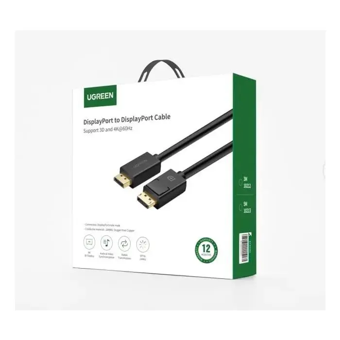 Ugreen 4K DisplayPort cable 5M - box
