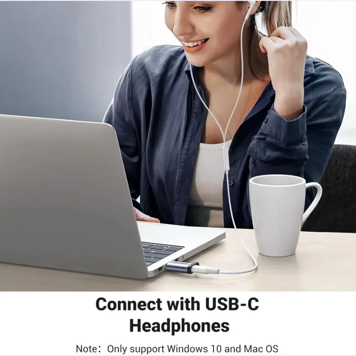 UGREEN adapter, USB 3.0 A (M) na USB-C 3.1 (Ž), sivi