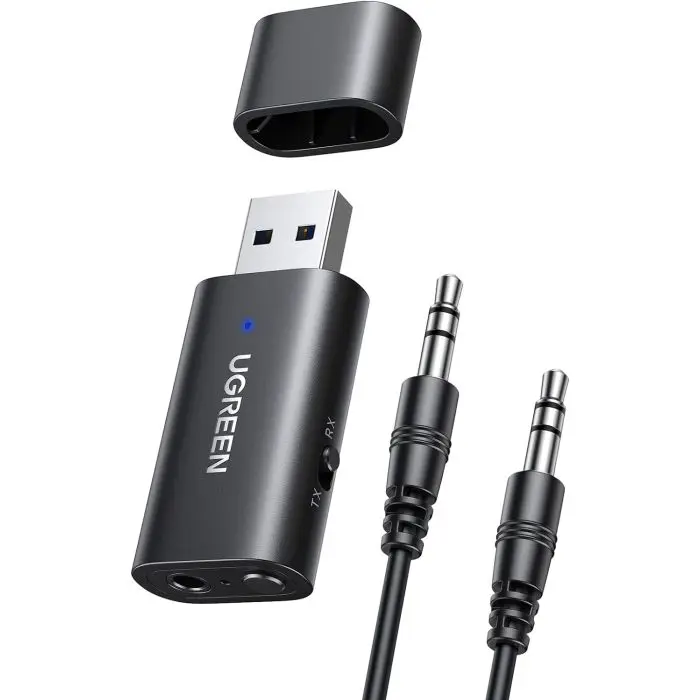 UGREEN bluetooth 5.1 wireless transmitter/receiver 2-in-1 for TV, Home audio receiver, Car radio, ...