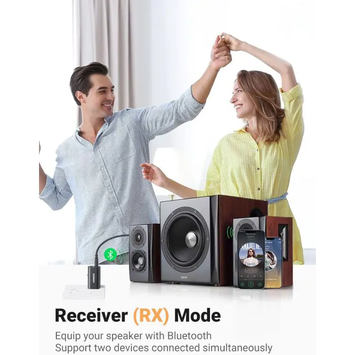 UGREEN bluetooth 5.1 wireless transmitter/receiver 2-in-1 for TV, Home audio receiver, Car radio, ...