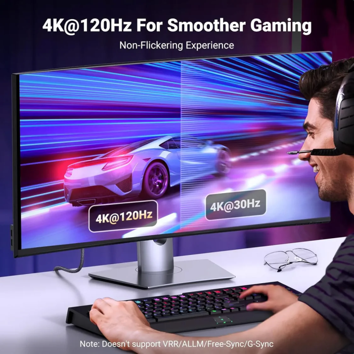 Ugreen Cable DisplayPort to HDMI 8K@60Hz - 1M