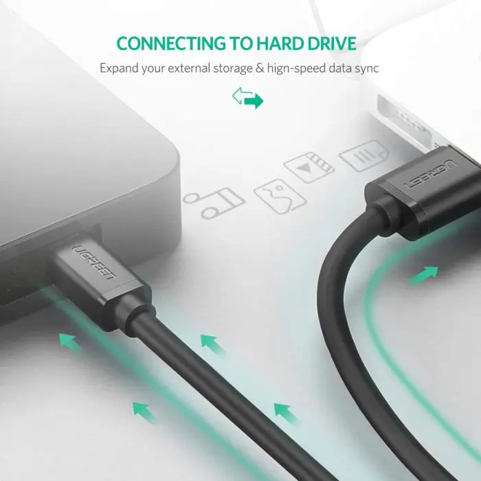 Ugreen cable USB-A to Mini USB 1m - polybag