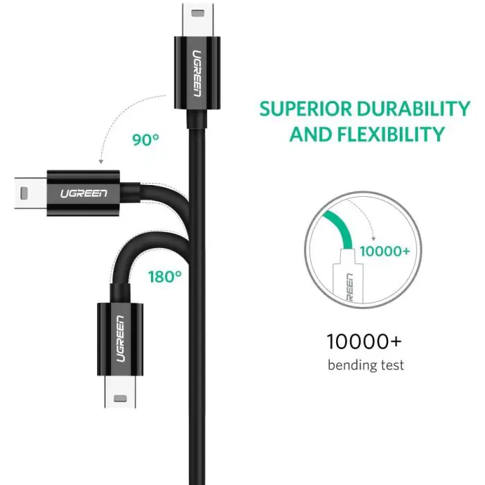 Ugreen cable USB-C 2.0 (M) to Mini USB 5Pin male - polybag