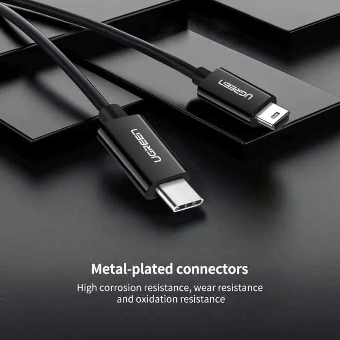 Ugreen cable USB-C 2.0 (M) to Mini USB 5Pin male - polybag