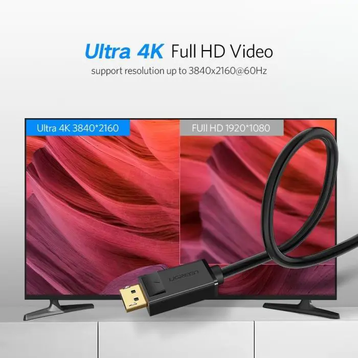 Ugreen DisplayPort 1.2 cable 2M - BOX