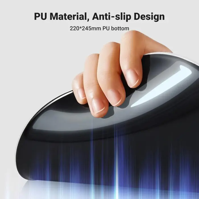 Ugreen Ergonomic Mouse Pad with Wrist Rest - Black
