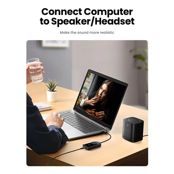 Ugreen external USB sound card - box