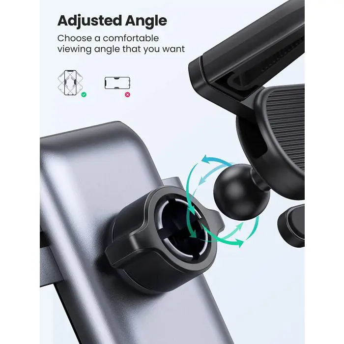Ugreen Gravity car phone holder for installation in air vents.