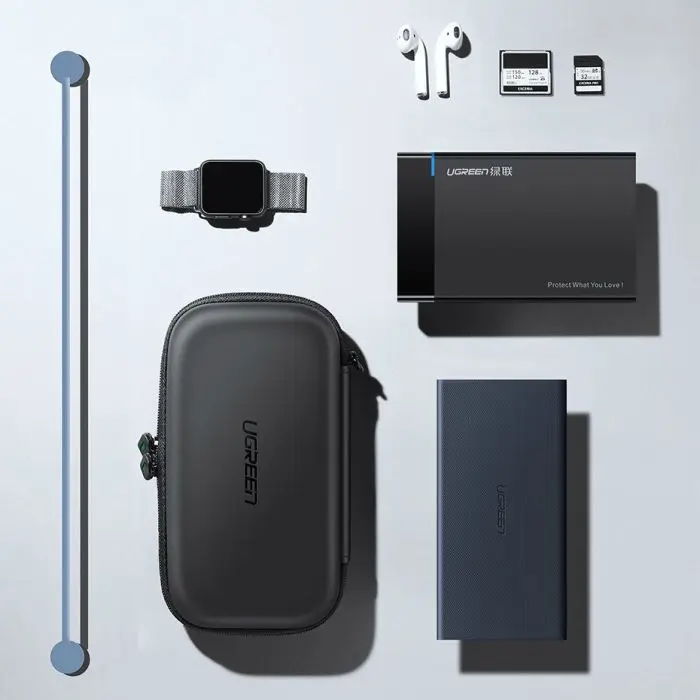 Ugreen hard drive case and accessories - black (50274)