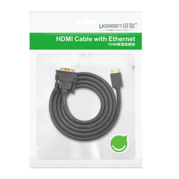 Ugreen HDMI to DVI cable 24 + 1 1m - polybag