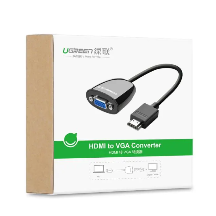 Ugreen HDMI to VGA adapter black - box