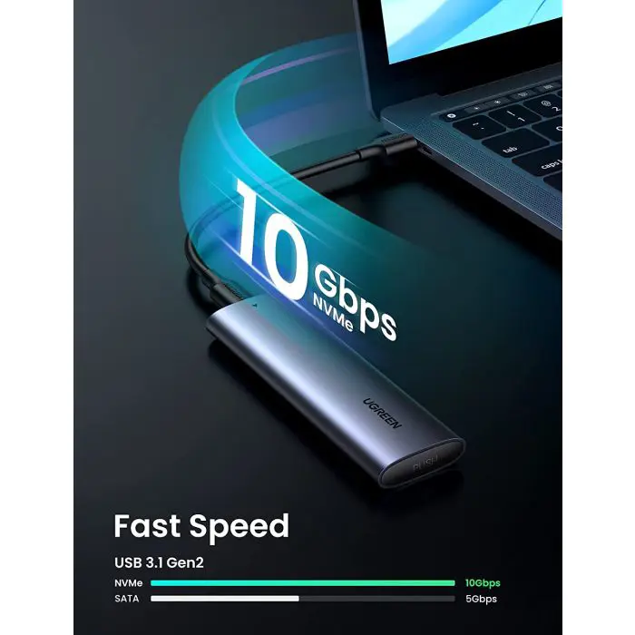 Ugreen M.2 NVMe SSD USB adapter B-Key & M+B Key - box