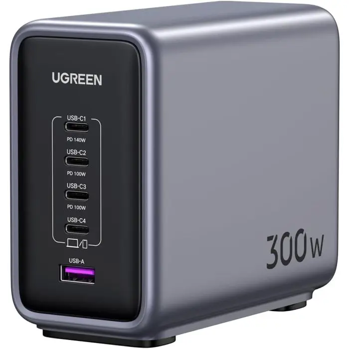 Ugreen Nexnode 300W GaN II 5-port USB charger - box
