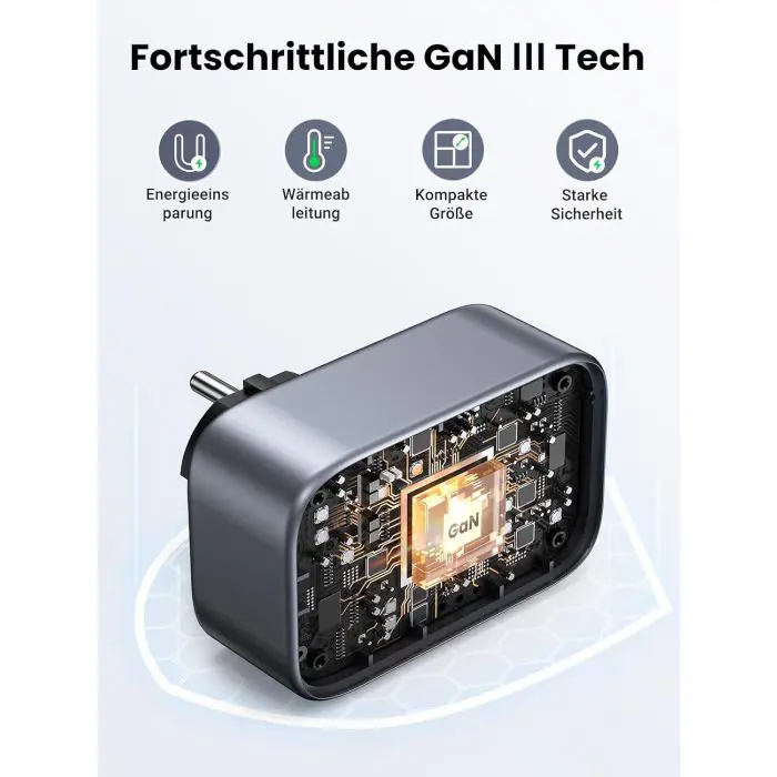 Ugreen Nexode 4in1 USB socket 30W with 2xUSB, 1xUSB-C and Quick Charge