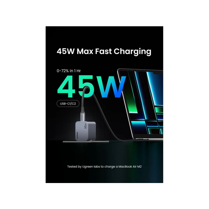 Ugreen Nexode Pro 45W 2-Port GaN USB Charger