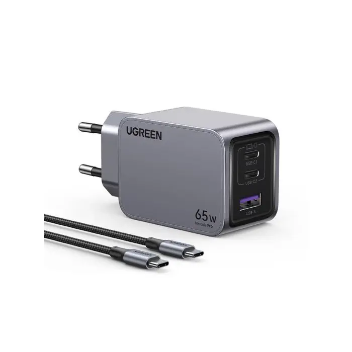 Ugreen Nexode Pro 65W 3-Port GaN USB Charger