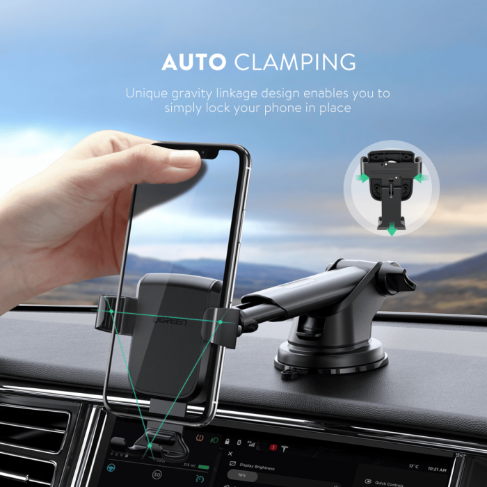 Ugreen phone holder for car with suction cup 60990 - box