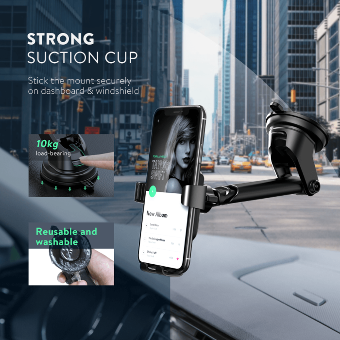 Ugreen phone holder for car with suction cup 60990 - box