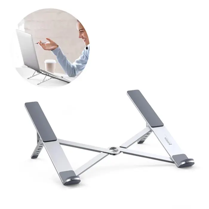 UGREEN Podloga za laptop do 17.3", do 5kg, sklopiva, podesiva po visini, siva