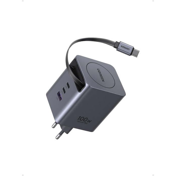 Ugreen Retractable 100W GaN USB-C charger