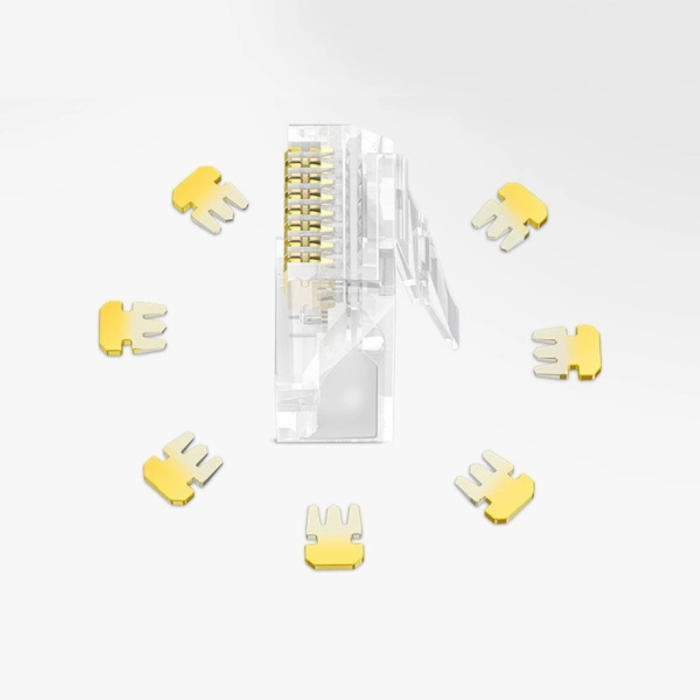 Ugreen RJ45 network connector Cat6 (pack of 10 pieces)