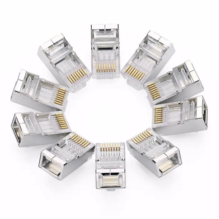 Ugreen RJ45 network connector Cat6 (package of 10 pieces) - polybag