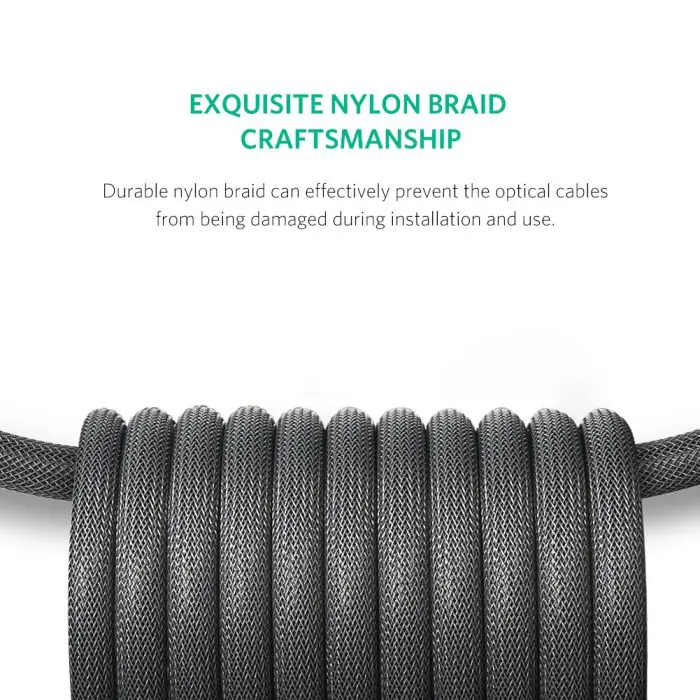 Ugreen Toslink optical cable - braided 3 m - box