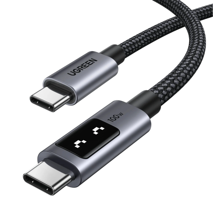 Ugreen Uno USB-C na USB-C polnilni kabel 100W, 2M