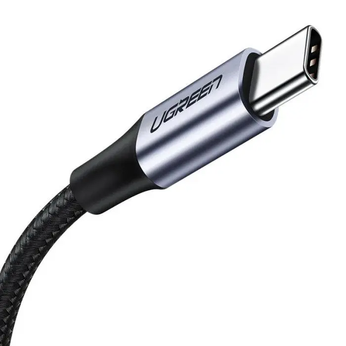 UGREEN USB 2.0 A to USB-C cable 0.25m (black) - polybag