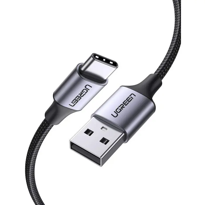 UGREEN USB 2.0 A to USB-C cable 2m (black) - polybag