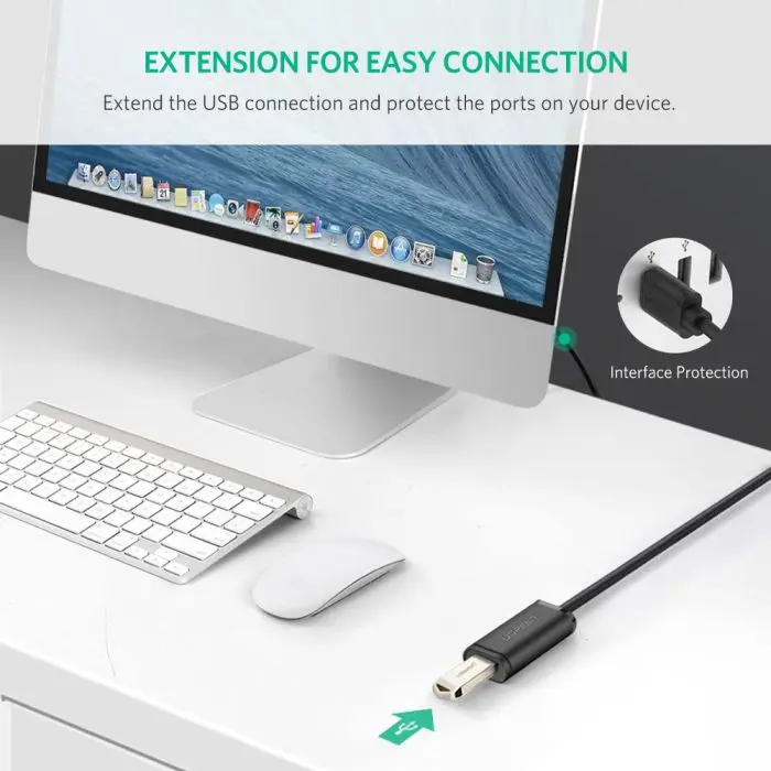 Ugreen USB 2.0 Active extension with 10m - box signal amplifier