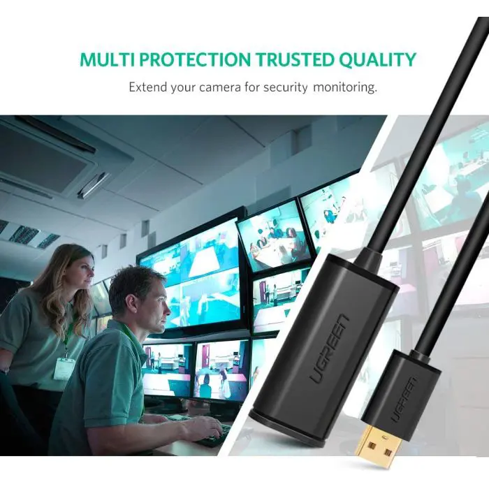 Ugreen USB 2.0 Active extension with 20m - box signal amplifier