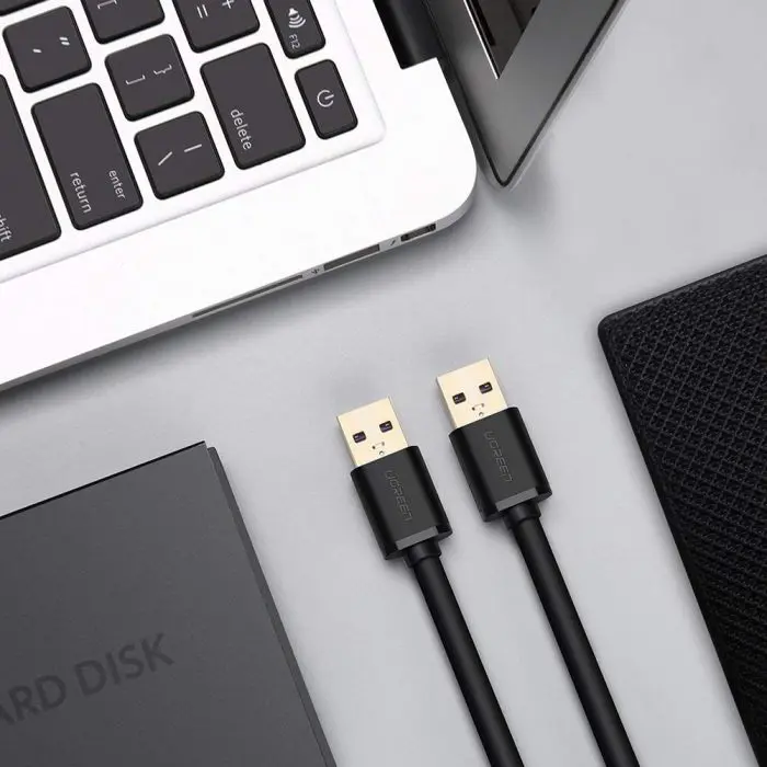 Ugreen USB 3.0 cable (M to M) black 0.5 m - polybag
