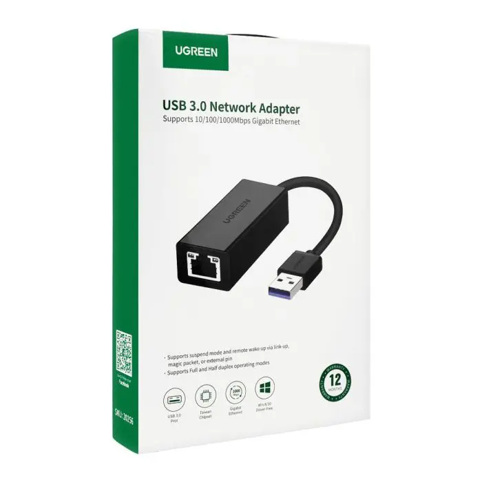 Ugreen USB 3.0 Gigabit network card - box