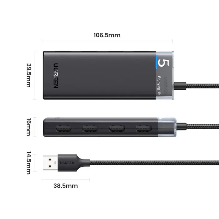 Ugreen USB 3.0 hub with 4 ports 5Gbps