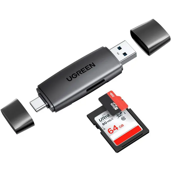 Ugreen USB 3.0 + USB-C OTG card reader