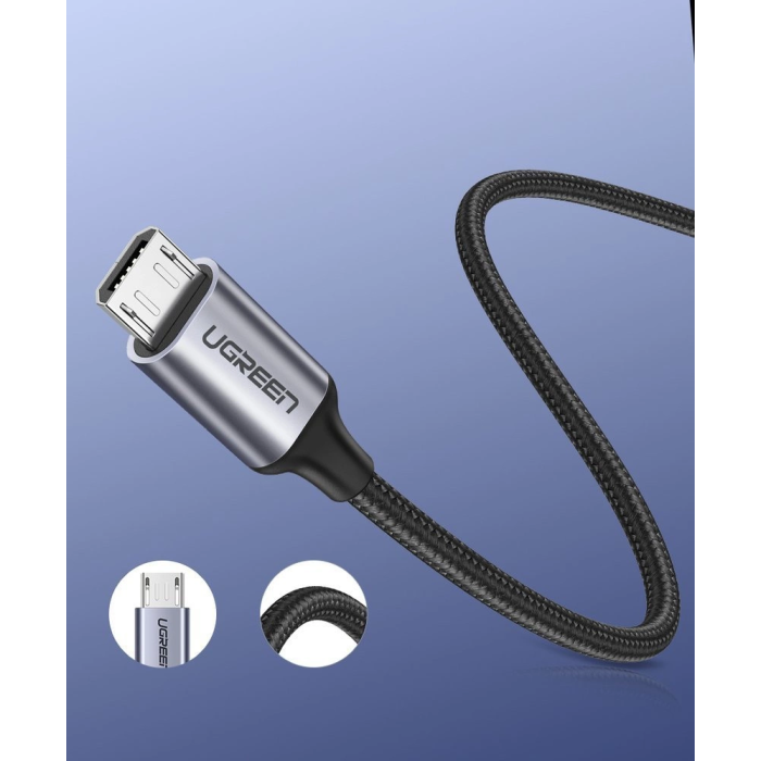 Ugreen USB-A to micro USB 2.4A cable - 2m