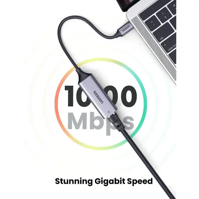 Ugreen USB-C 10/100/1000 network card - box