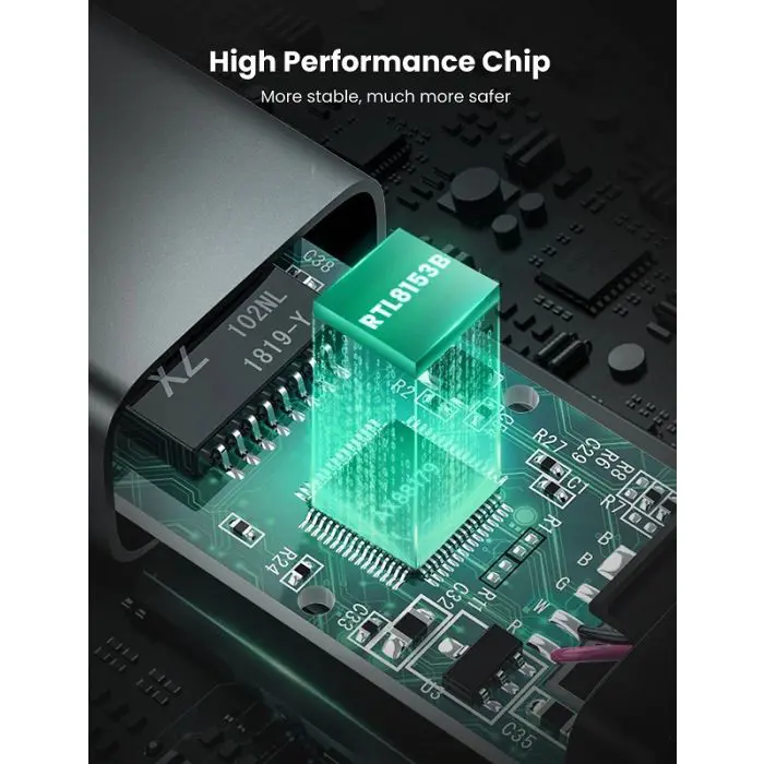 Ugreen USB-C 10/100/1000 network card - box