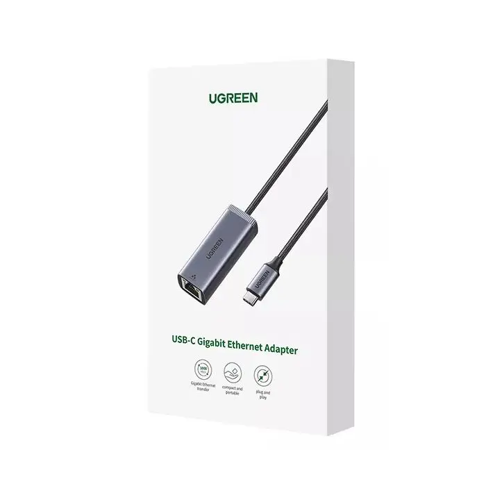 Ugreen USB-C 10/100/1000 network card - box