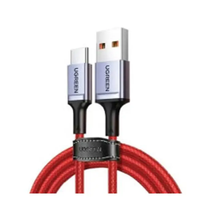 UGREEN USB-C (M) na USB 2.0 A (M) 6A, supercharge, crveni, 1m