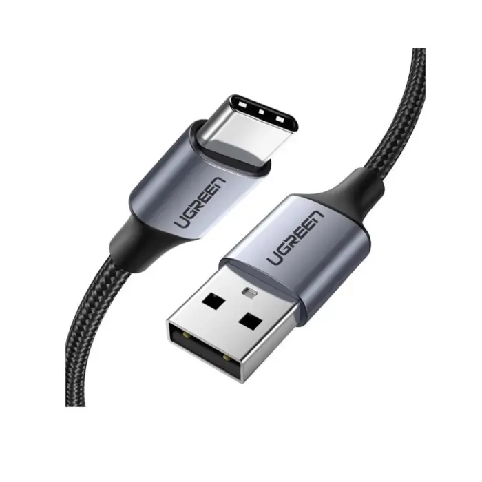 UGREEN USB-C (M) na USB 2.0 A (M) pleteni kabel, 1m