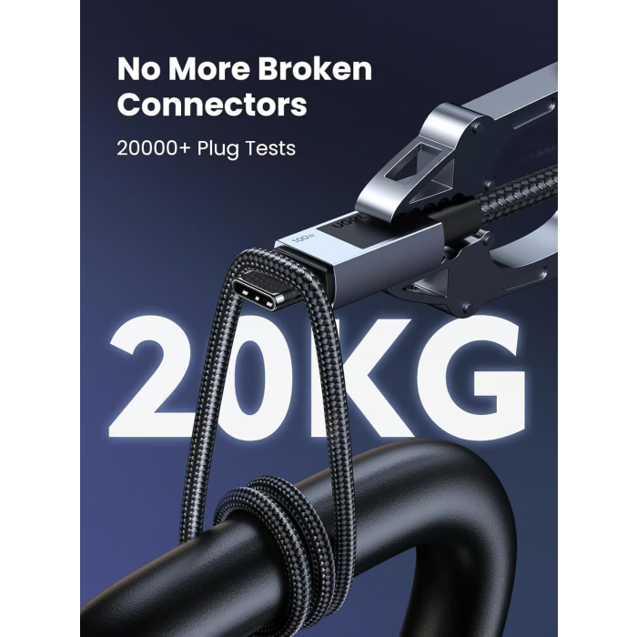 Ugreen USB-C on USB-C Cable 100W, 0.5m