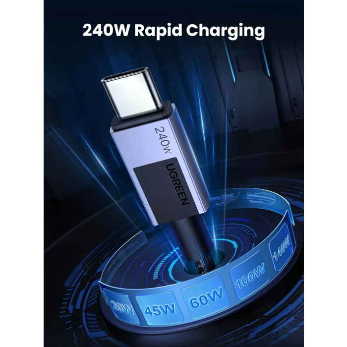 Ugreen USB-C on USB-C Filling Cable 240W, 2m