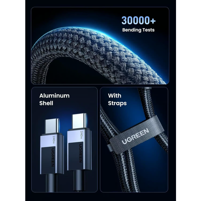 Ugreen USB-C on USB-C Filling Cable 240W, 2m