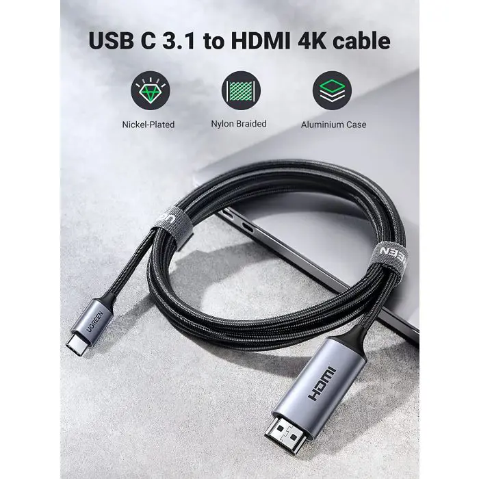 Ugreen USB-C to HDMI cable 1.5m 4K @ 60Hz - box