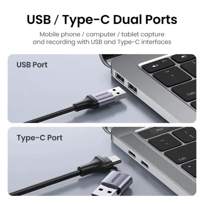 UGREEN USB-C/A na HDMI Video capture card